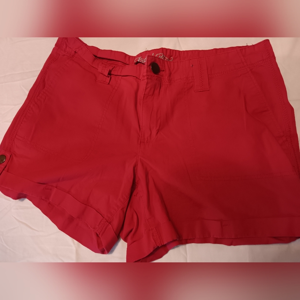 Red Faded Glory Shorts Women 14
